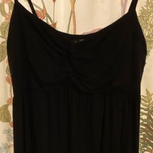 Black maxi dress